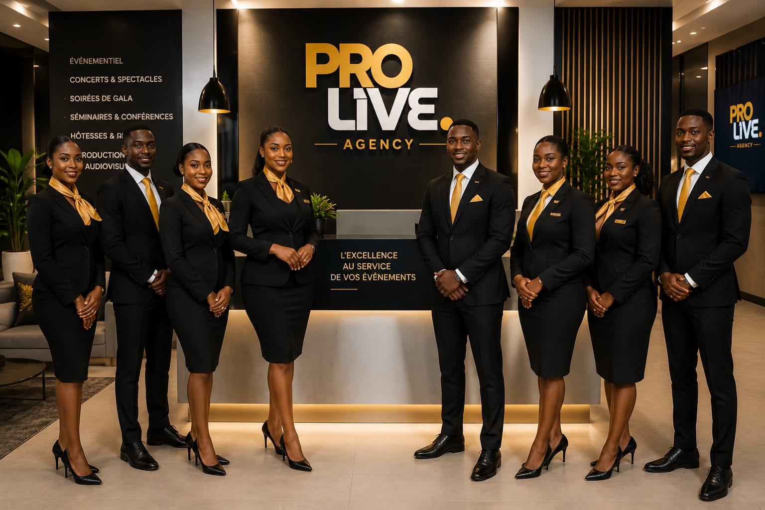 Hôtesses et hôtes de luxes Pro Live Agency